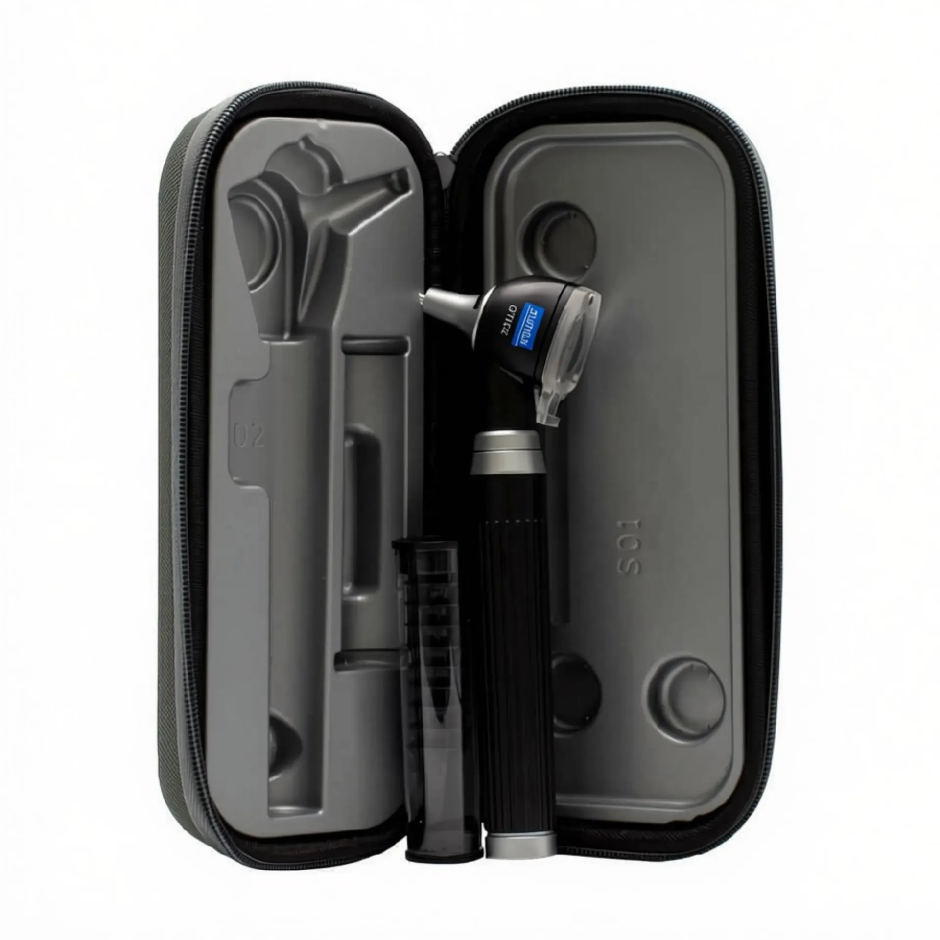 סט אוטוסקופ נייד פוקט. נורת LED. Zumax זומקס. Pocket Otoscope. ס.מדיק יבוא