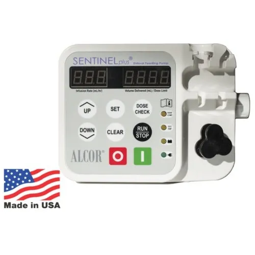 משאבת הזנה SENTINELplus Alcor. קומפקטית. מגוון תכניות. צג נתונים גדול. ס.מדיק יבוא