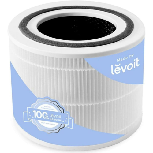 [990351] מסנן מקורי למטהר אוויר LEVOIT Core 300. Replacement Filter. סינון 3 שלבי True HEPA