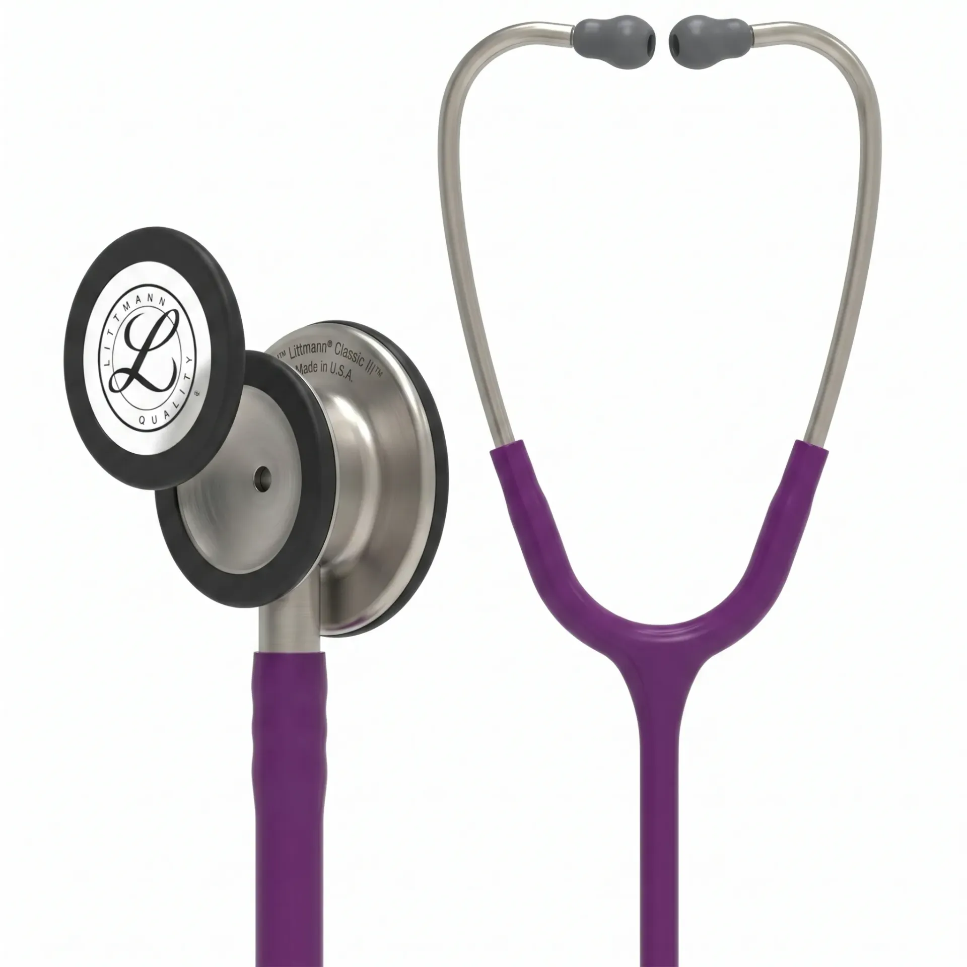 [260814] סטטוסקופ ליטמן 3M קלאסיק III. 3M™ Littmann® Classic III™ Stethoscope. צבע סגול לבנדר. Lavender. דגם 5832. ממברנה כפולה. אחריות יצרן 5 שנים . יבוא רשמי לישראל.