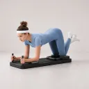 מכשיר פילאטיס ביתי מתקפל. Carbon ABX Motion. טיימר דיגיטלי. כולל גומיות התנגדות ומשטח ברכיים מרופד