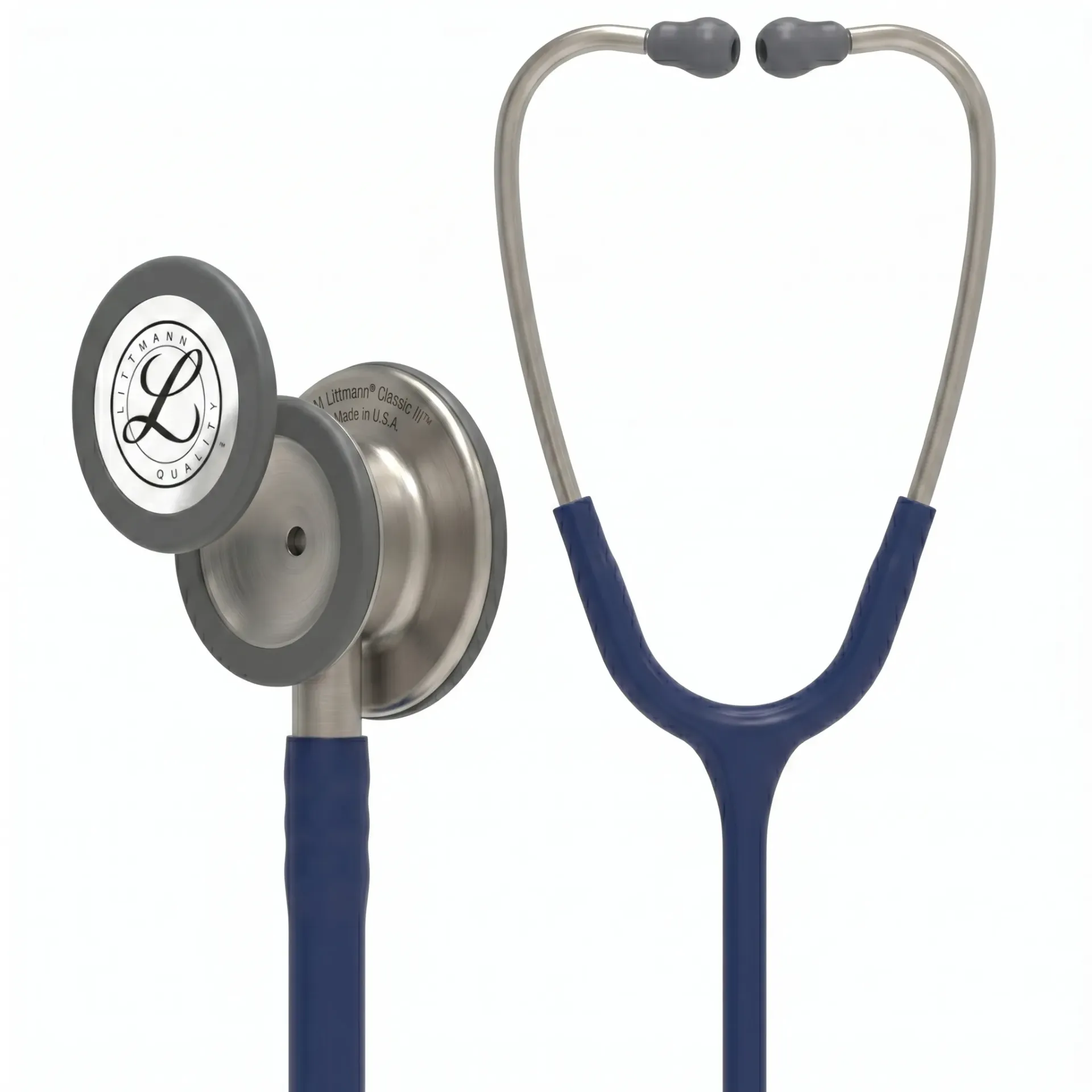 [260811] סטטוסקופ ליטמן 3M™ קרדיולוגי IV. 3M™ Littmann® Cardiology IV™ Stethoscope. צבע כחול נייבי. navy blue. דגם 6154. ראש כפול. אחריות יצרן 5 שנים. יבוא רשמי לישראל.