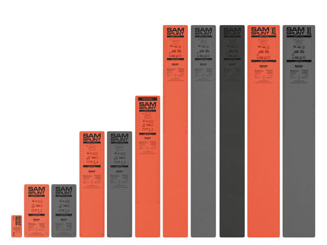 סד לקיבוע רגל מגולגל sam splint - image_2