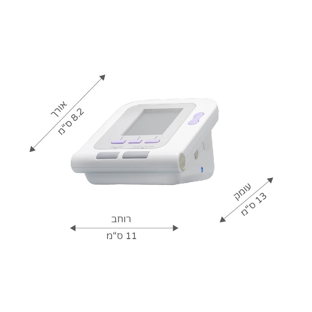 מד לחץ דם אלקטרוני עם פלס אוקסימטר והתראה דגם CONTEC08A - image_3