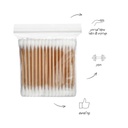 אפליקטור צמר גפן מעץ 80 יח' ס.מדיק יבוא - image_2