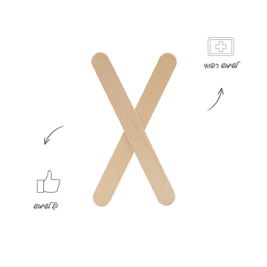 שפדל עץ 100 יח' - 1 חב' - image_2