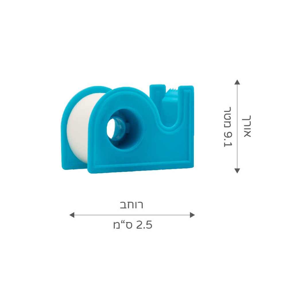 נייר דבק רפואי (מיקרופור) עם מתקן -2.5 ס"מ ח' ס.מדיק יבוא - image_3