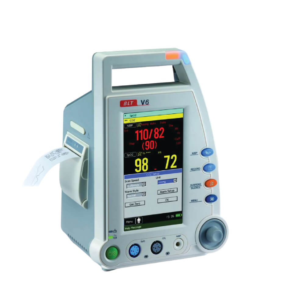 [102202] מוניטור משולב V6. לחץ דם, סיטורציה, דופק וטמפרטורה. למבוגרים וילדים. ס.מדיק יבוא