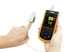 מד חמצן בדם - SP-20 מד סטורציה מתקדם - מדידה לילדים, למבוגרים ופגים - סוללת ליתיום עד 40 שעות פולס - פולס אוקסימטר ידני ס.מדיק יבוא