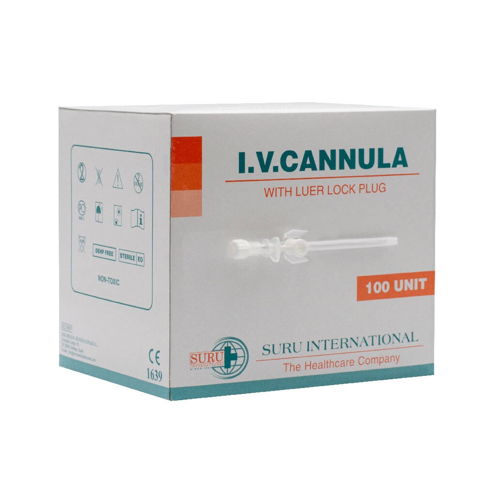 וונפלון מחט לעירוי. IV Cannula. 100 יחידות. זמין במידות 14G כתום | 16G אפור | 17G אדום | 18G ירוק | 20G ורוד | 22G כחול | 24G צהוב. ס.מדיק יבוא