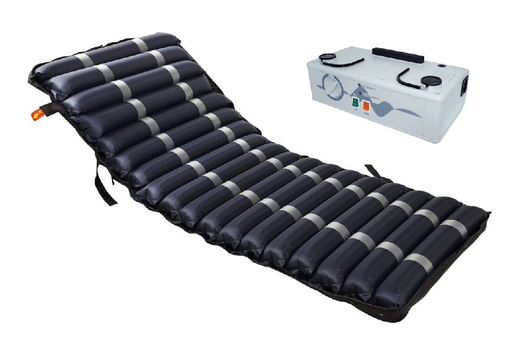 מזרן אוויר דינמי Dynamic Standard T05-P08. מניעת פצעי לחץ עד דרגה 3. כולל משאבה Xiamen Senyang. גובה 5 ס"מ. חלוקת לחץ דינמית. שימוש ביתי ומוסדי. ס.מדיק יבוא