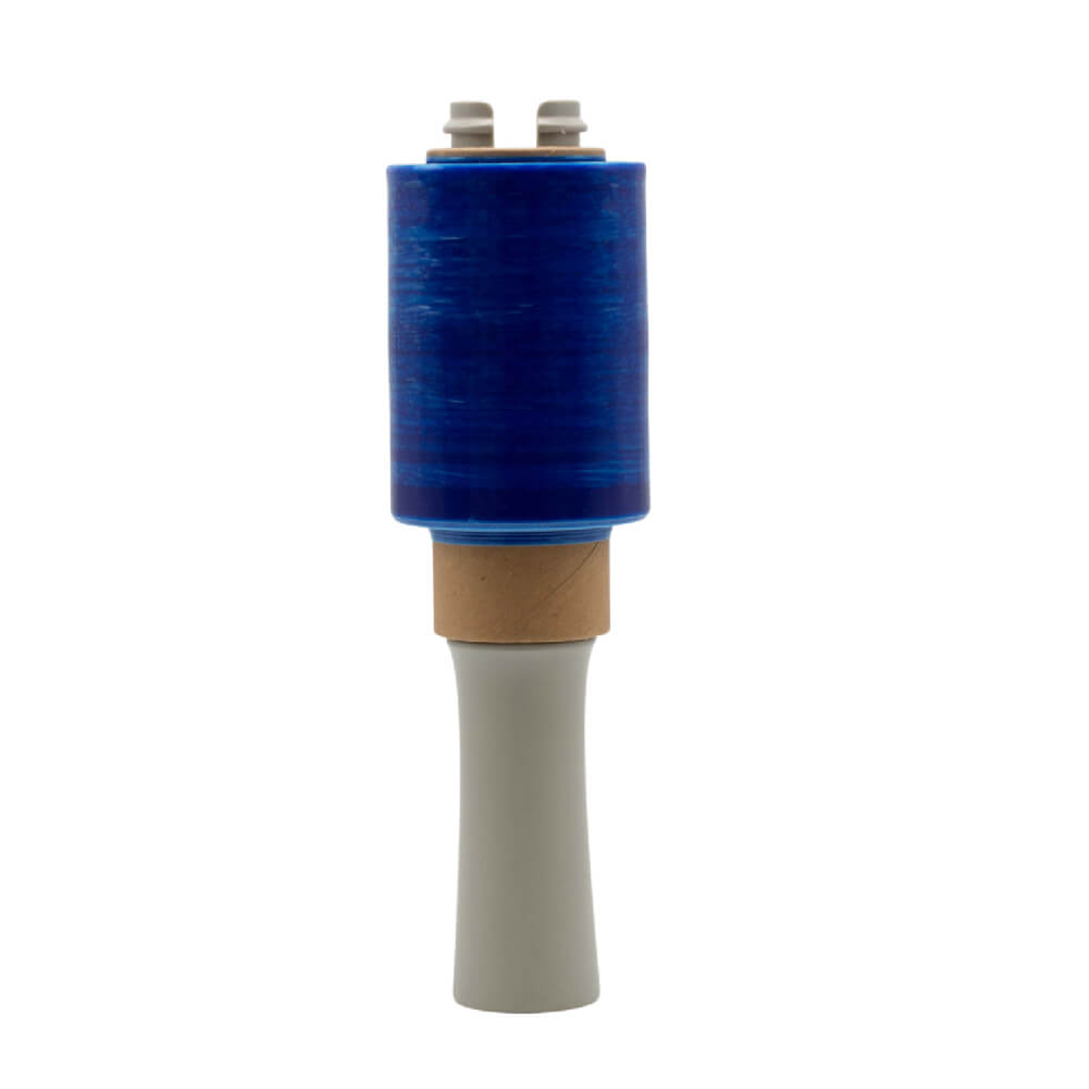 ניילון כחול לעטיפת חבישות. Blue Cohesive Wrap Film. אורך 5 מטר. לקיבוע תחבושות, שקיות קירור ולחבישת לחץ. ס.מדיק יבוא