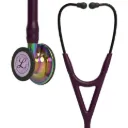 סטטוסקופ ליטמן 3M™ קרדיולוגי IV. 3M™ Littmann® Cardiology IV™ Stethoscope. צבע שזיף מוט סגול גימור קשת בענן. Plum Purple Stem Cloud Arch. דגם 6205. ראש כפול. אחריות יצרן 5 שנים. יבוא רשמי לישראל.