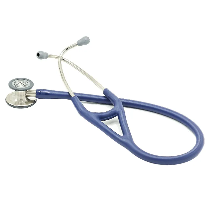 [260811] סטטוסקופ ליטמן 3M™ קרדיולוגי IV. 3M™ Littmann® Cardiology IV™ Stethoscope. צבע כחול נייבי. navy blue. דגם 6154. ראש כפול. אחריות יצרן 5 שנים. יבוא רשמי לישראל.