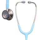 סטטוסקופ ליטמן 3M קלאסיק III. 3M™ Littmann® Classic III™ Stethoscope. צבע כחול מרינה צינור סאטן גמיש. Marina blue, flexible satin tubing. דגם 5912C. ממברנה כפולה. אחריות יצרן 5 שנים .יבוא רשמי לישראל.