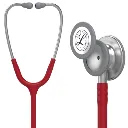 סטטוסקופ ליטמן 3M קלאסיק III. 3M™ Littmann® Classic III™ Stethoscope. צבע אדום בורגונדי.  Burgundy. דגם 5627. ממברנה כפולה. אחריות יצרן 5 שנים . יבוא רשמי לישראל.