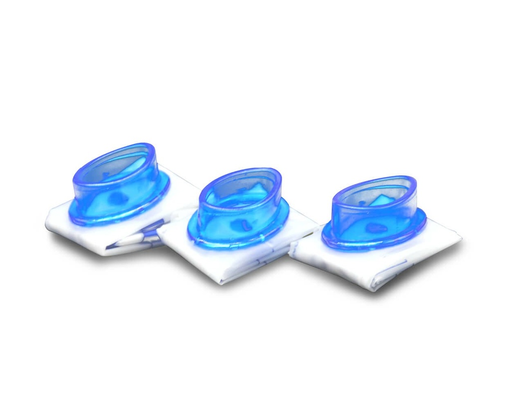 [340810] מסכת מנשם מציל. CPR Pocket Mask. ללא פאוץ' (ללא נרתיק). שסתום חד-כיווני סטרילי. לערכות עזרה ראשונה. ס.מדיק יבוא